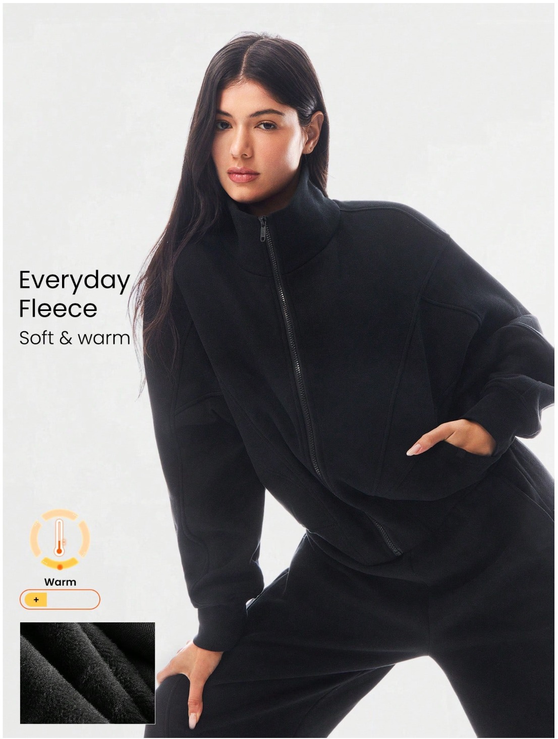 Lomora Glow Wear™ Fleece Set – Soft, Warm & Lightweight Everyday Layer