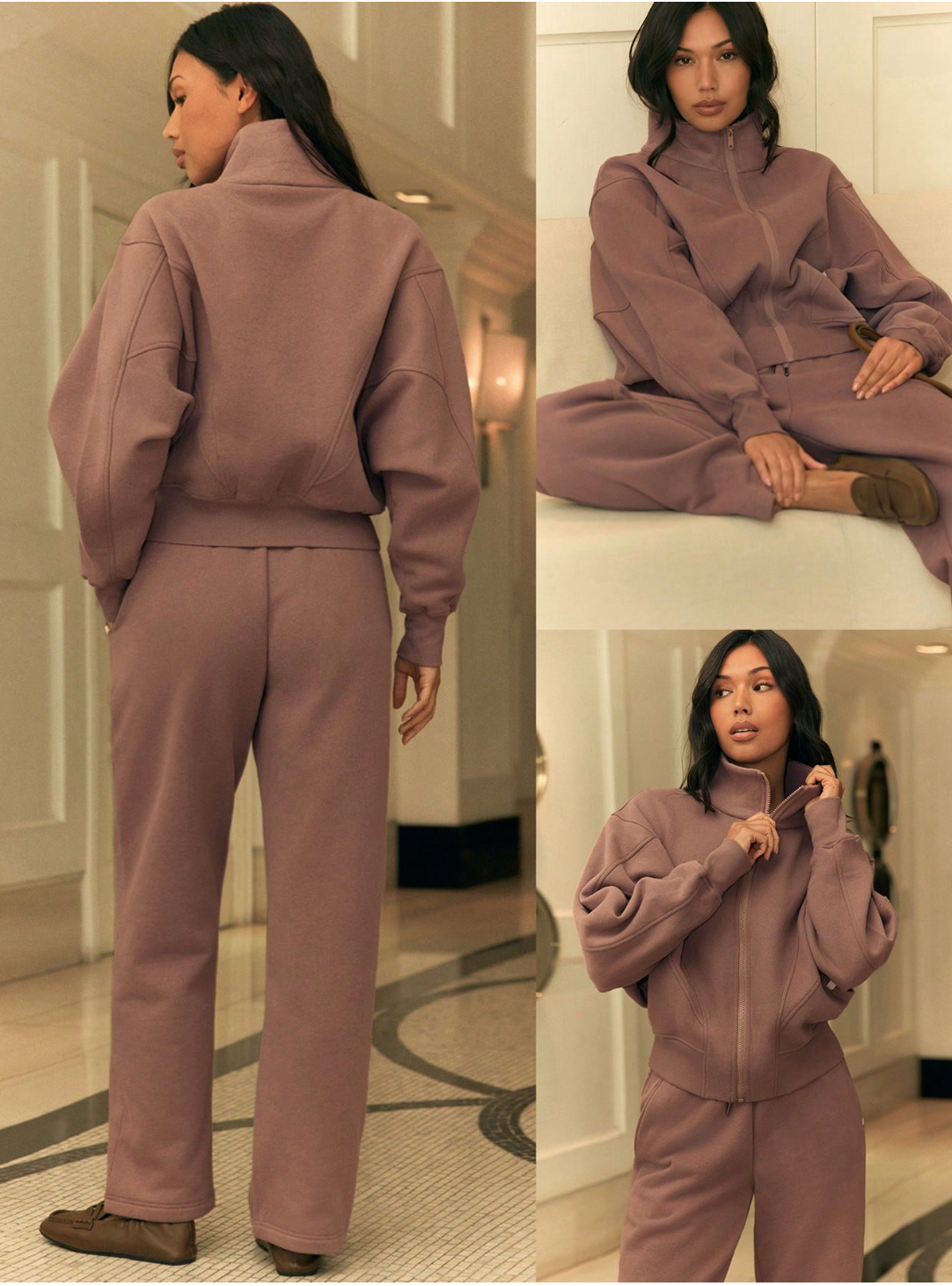 Lomora Glow Wear™ Fleece Set – Soft, Warm & Lightweight Everyday Layer